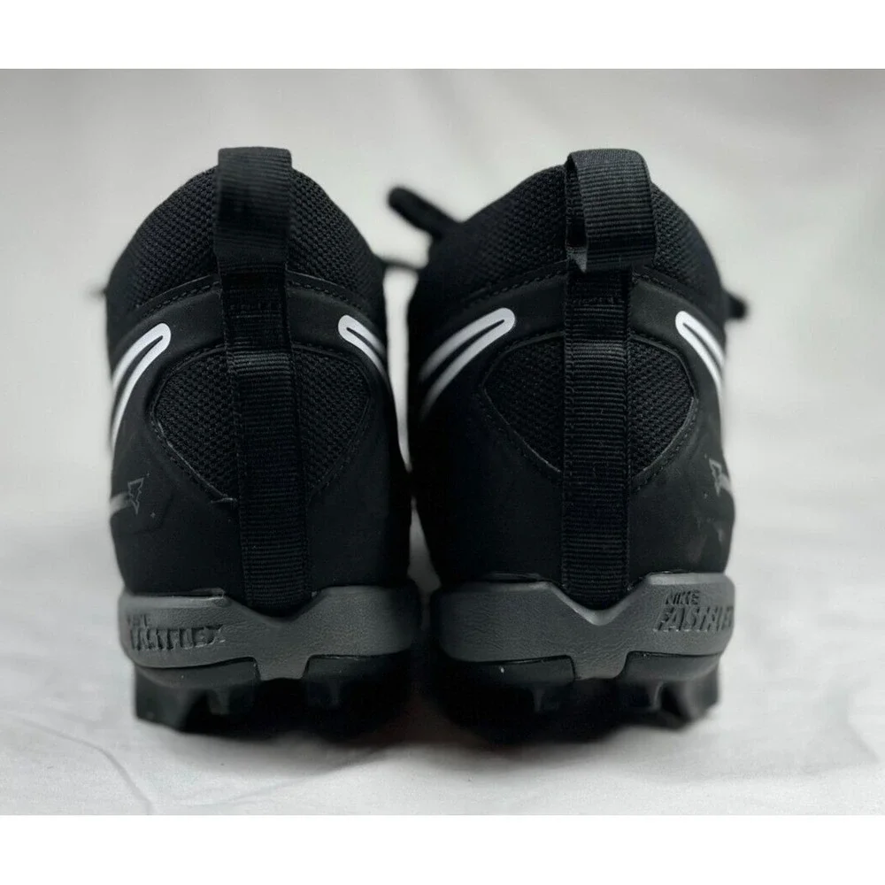 Nike Football Cleats Men's Size 11.5 Alpha Menace 3 Shark Black White CV0582-010